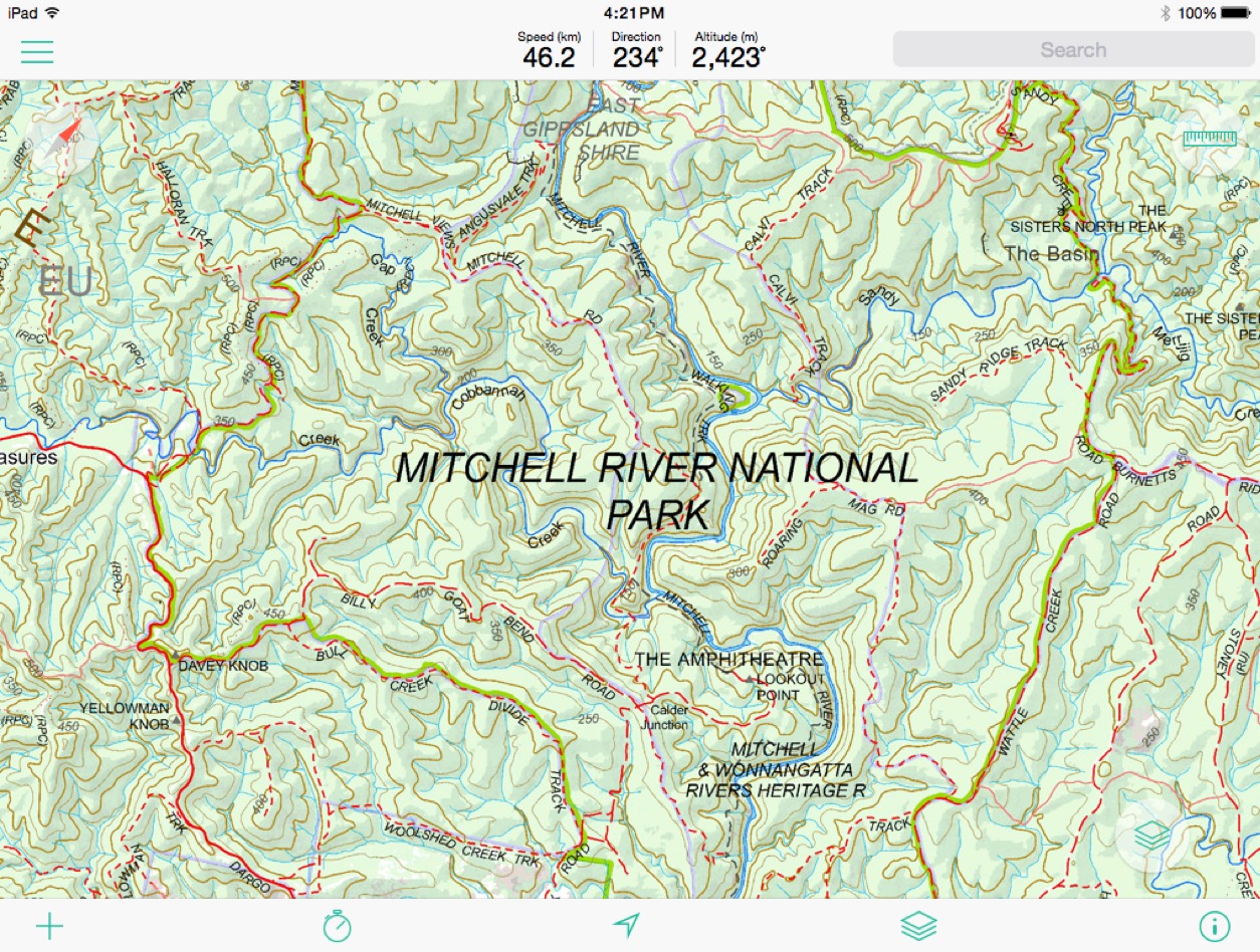 Vicmap Topo maps on iPad